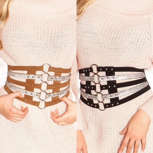Women wide elastic waist - elastic,