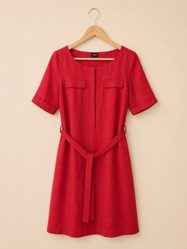 Hobbs london red 100 - 100%, linen