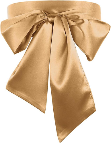 Satin waist belts - belts, women