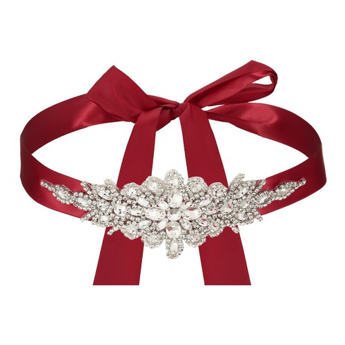 Bridal belt 4cm wide sparkly - wide,