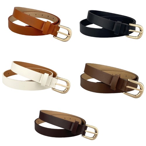 Leather skinny belt for - pu,