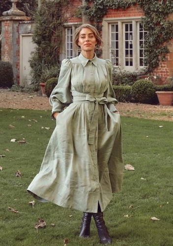 Nwt aje sage - green, linen