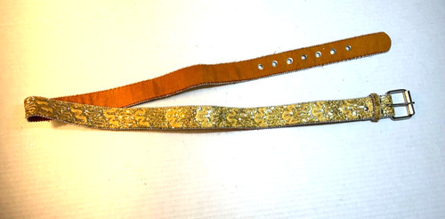 Vintage gold sequins - gold,