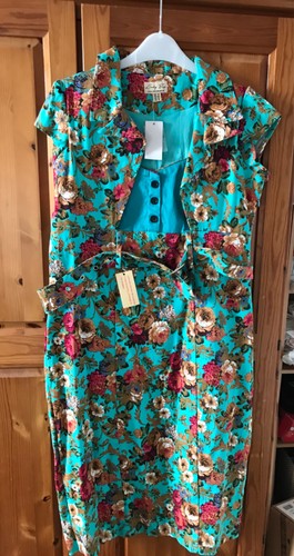 Lindy bop floral wiggle - wiggle, dress