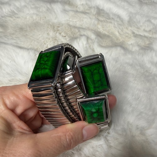 Vintage silver stretch belt - vintage,