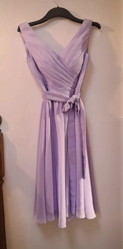 Lilac occasion dress - dress, with