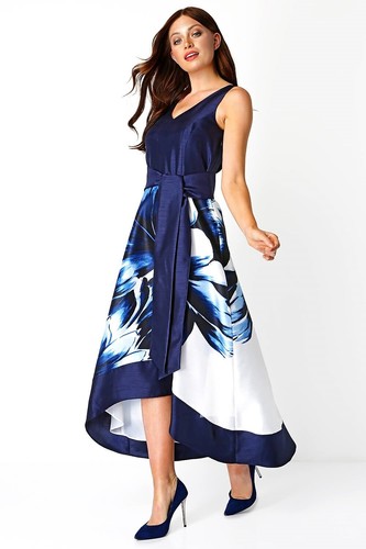 Roman fab navy white - roman, hem