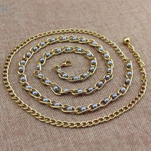 Stylish alloy pearl - alloy, belt