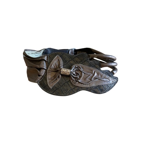 Vintage genuine leather - genuine, bow