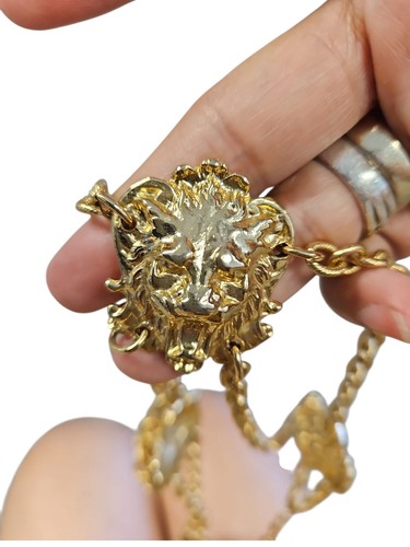 Vintage 70s lion head - lion,