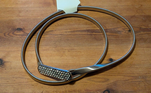 Diamonte clasp belt silver - belt.,