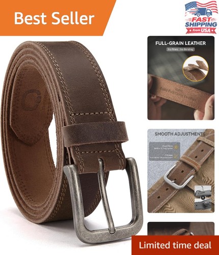 Men genuine leather - belt,